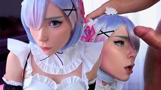 Kawaii Maid Serves Deepthroat Sex for the Boss’ Cock in POV Style