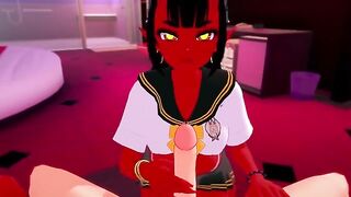 Fucking a hot succubus in POV, an unforgettable experience