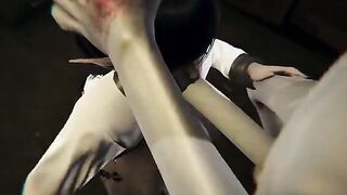 SCP-096 breach containment to fuck a busty anime girl