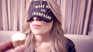 A young and beautiful woman, Dozza, got lost and ended up with a guy, cum in her mouth