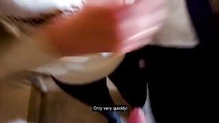 A couple has sex right at the house entrance