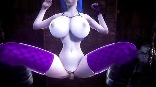 POV of Jinx getting fucked after destroying Piltover