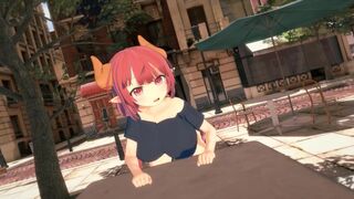 Hentai with Kobayashi in 3D - a hot date with an interesting twist