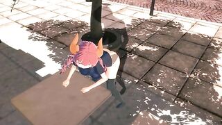 Hentai with Kobayashi in 3D - a hot date with an interesting twist