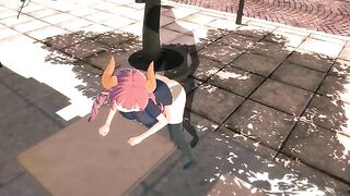 Hentai with Kobayashi in 3D - a hot date with an interesting twist