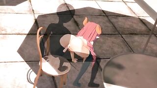 Hentai with Kobayashi in 3D - a hot date with an interesting twist
