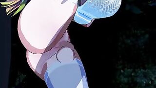 Shura Kirigakure in 3D hentai action