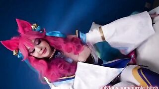 Ahri SPIRIT BLOSSOM gets her juicy pussy railed