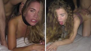 Petite teen action with Eveline Dellai and Sabrina Spice