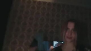A lucky guy enjoyed a blowjob from his stepmom after a wild party