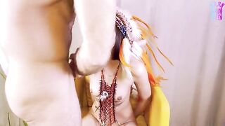 A sexy Gypsy Queen is getting fucked by a cowboy
