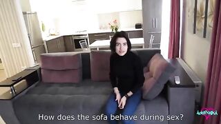 A hot realtor girl cheats on her husband with a client in 4K