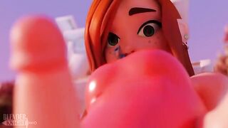 Wendy Corduroy 3D sound - Gravity Falls themed anime with a big ass animation