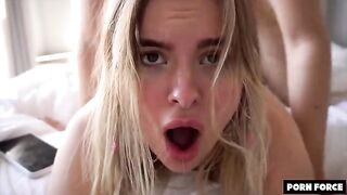 College teen Miradavid gets her brains fucked out