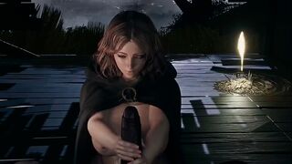 Blonde whore Melina fucked hard in Elden Ring animation