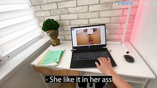 A stepson was caught jerking off with pictures of his sexy stepmom