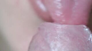 I couldn't swallow my guy's huge load, so I spit it out and wasted it all