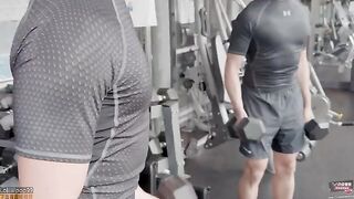 A cheating accident with a personal trainer ends up with a creampie
