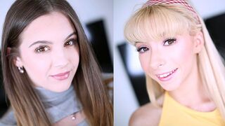 Devon Green and Kenzie Reeves show off their oral skills at an audition