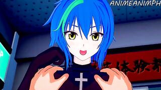 Xenovia Quarta gets fucked hard in this hot High School DxD scene