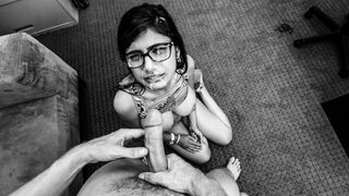 French instrumentals and a black-and-white style for an audition with Mia Khalifa, featuring Tony Rubino