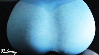Babe fucked in doggy style before cumming in her yoga pants
