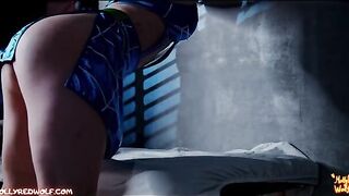 Jolyne Cujoh gets busted for jerking off, a wild scene