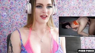 Carly Rae reacts to rough power fuck making her brain melt - PF Porn Reactions Ep IV