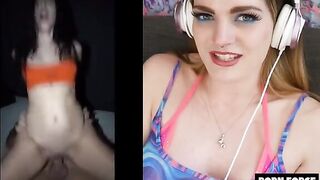 Carly Rae reacts to rough power fuck making her brain melt - PF Porn Reactions Ep IV