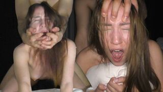 Petite college slut fucked hard by a big cock in rough session