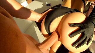 A girl is asking to be fucked in the ass by her boyfriend in this sensual video from Babes, a channel known for showcasing the most glamorous models in high-quality, sensual content. The beautiful woman wants her boyfriend to fuck her tight ass and be gen