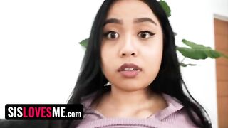 Man fucked his stepsister Luna Mills to keep their sex videos secret