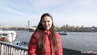 First rimjob and porn - Asia college girl Luna I picked up and fucked hard