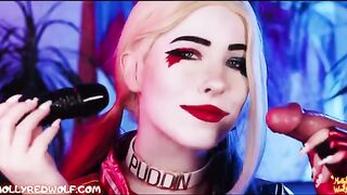 A big dick for the crazy Harley Quinn, brought to life by MollyRedWolf’s fiery red hair