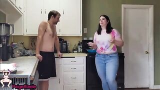 A guy insulted Paige Steele's blowjob skills, so she showed him proof!