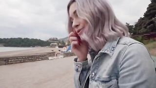 Stranger picked up a girl and fucked her without any hesitation
