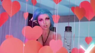 Only anal action with the captivating Jinx Valentine edition