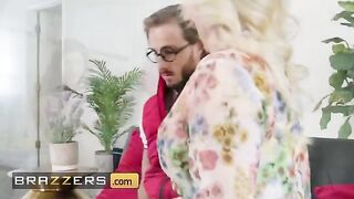 Morgan Taylor teaches her neighbor how to kiss like a pro