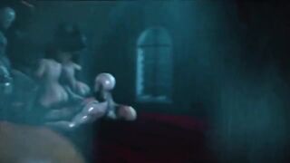 Hentai 3D uncensored Full Moon 2 Gangbang, where celestial and rough converge