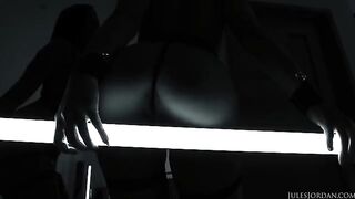 Adriana Chechik gets her asshole gapped in the chamber of intense action