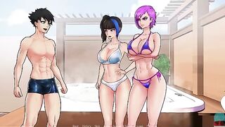 You are trapped with the goddesses in a desperate situation, and you must find a way out