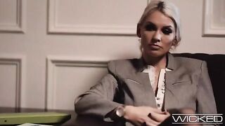 A therapy session turns into a threesome sex adventure with Kenzie Taylor’s stunning presence