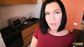 A step mom was found handcuffed and pleasuring herself