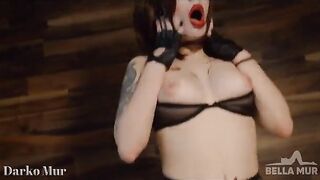Redhead woman fucked by a huge cock in hardcore action