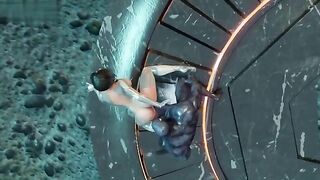 3D Hentai Uncensored: Angelita from Hentai 3D with all the action