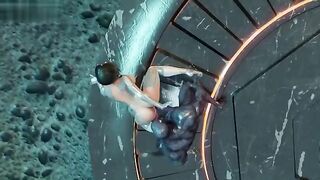 3D Hentai Uncensored: Angelita from Hentai 3D with all the action