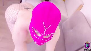 Amateur babe with a thick white ass fucked deeply in her ass hole