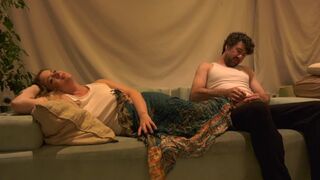 The evening alone with stepmom turned really hot and passionate