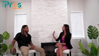 The Pros Episode 1 - Armani Black and Derek Savage, intense standing fuck action