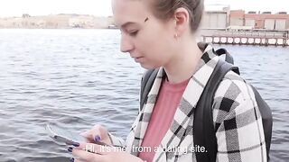 The guy did not expect to see a girl's naked body on the first date